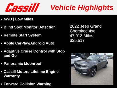 Used 2022 Jeep Grand Cherokee Limited 4xe w/ Luxury Tech Group II