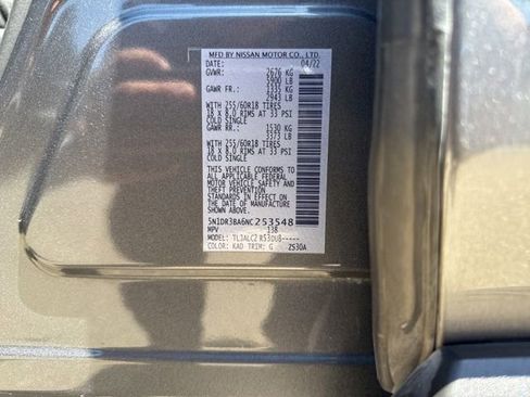 Used 2022 Nissan Pathfinder SV w/ Cargo Package FWD image 41