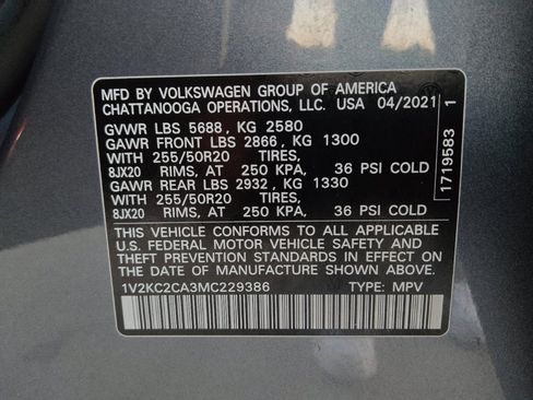 Used 2021 Volkswagen Atlas Cross Sport SE w/ Panoramic Sunroof Package AWD/4WD image 33