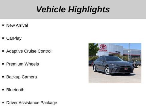 Used 2025 Toyota Camry LE w/ Convenience Package image 5