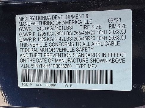 Used 2023 Honda Passport EX-L image 28