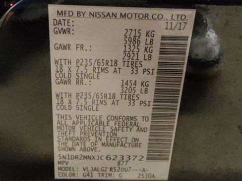 Used 2018 Nissan Pathfinder SL FWD image 33