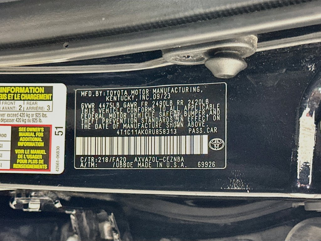 Used 2024 Toyota Camry LE FWD image 29