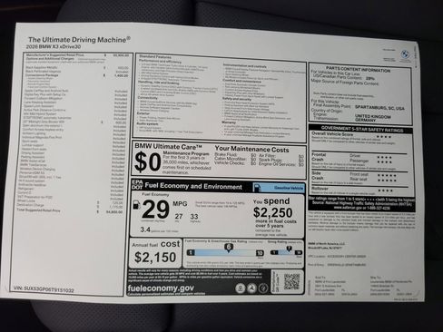 New 2026 BMW X3 xDrive30 w/ Convenience Package AWD/4WD image 14