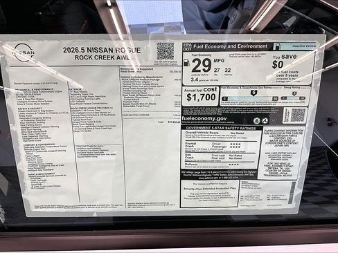 New 2026 Nissan Rogue SV w/ Rock Creek Premium Package AWD/4WD image 74