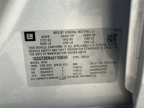 Certified 2018 Chevrolet Colorado Z71 image 32