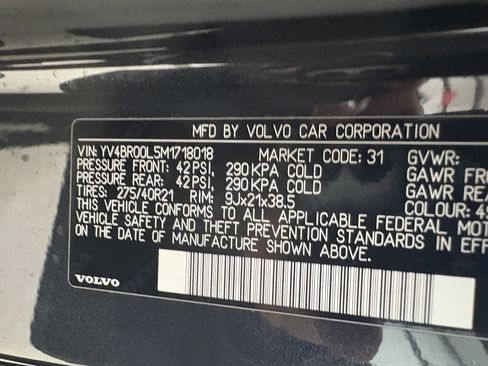 Used 2021 Volvo XC90 T8 Inscription w/ Advanced Package image 40