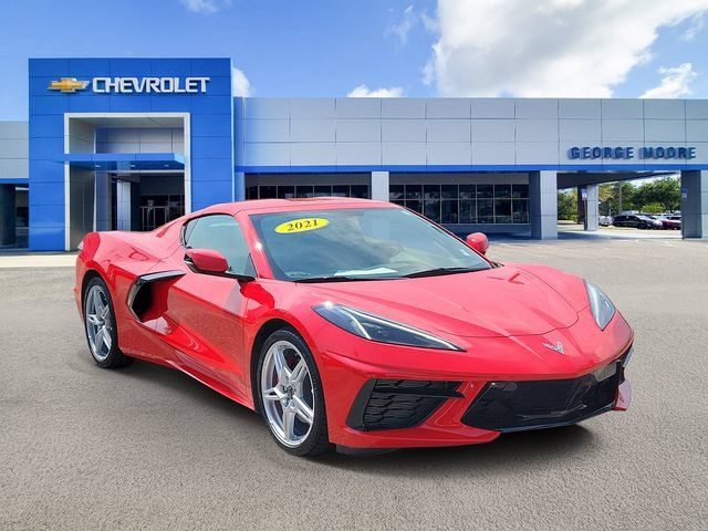 Certified 2021 Chevrolet Corvette Stingray Coupe w/ Chrome Exterior Badge Package RWD 360° Tour