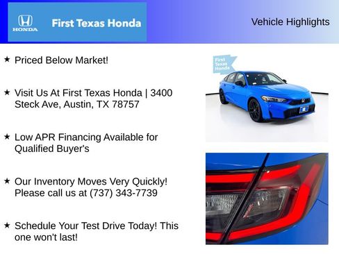 New 2026 Honda Civic Sport image 5