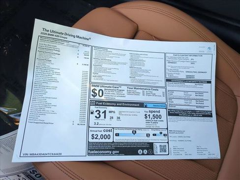 New 2026 BMW 430i Coupe w/ Premium Package RWD image 18