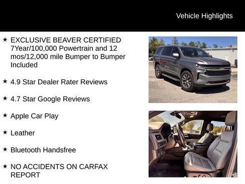 Used 2021 Chevrolet Tahoe LT AWD/4WD image 6