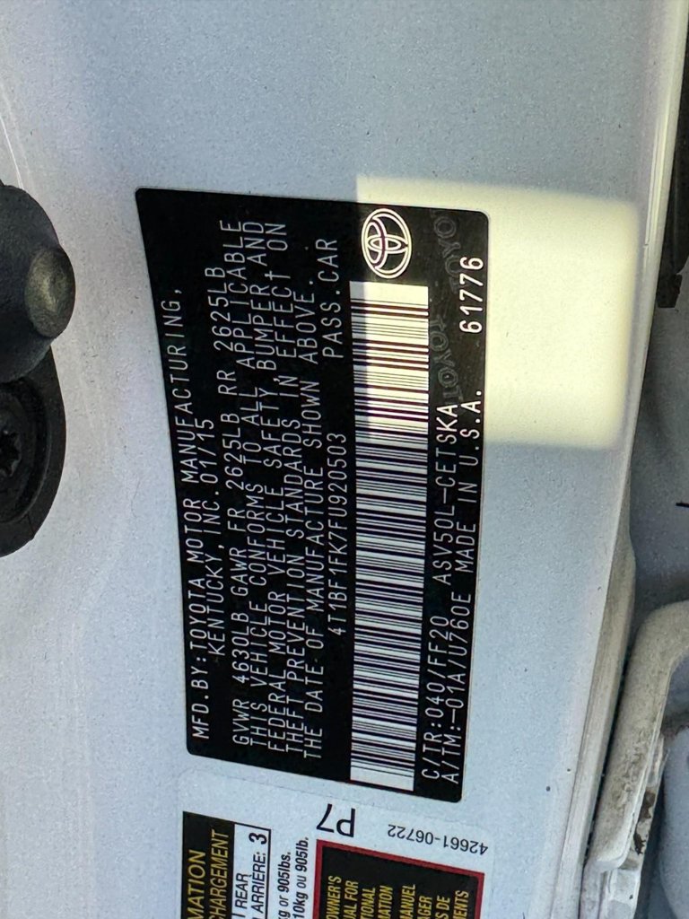 Used 2015 Toyota Camry SE FWD image 30
