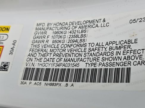 Used 2023 Honda Accord EX image 31