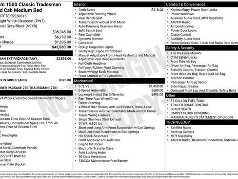 Used 2019 RAM 1500 Tradesman w/ Tradesman SXT Package image 38