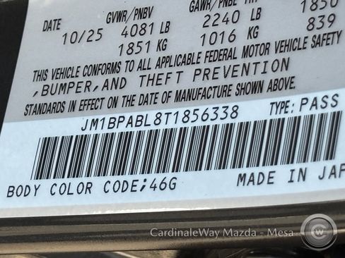 New 2026 MAZDA MAZDA3 s Sport image 22