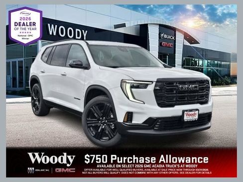 New 2026 GMC Acadia Elevation w/ Black Edition AWD/4WD image 1
