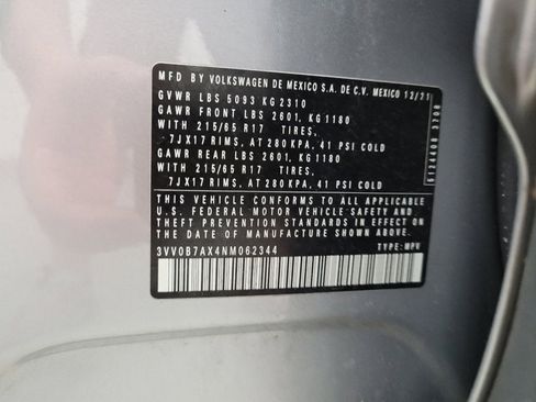 Used 2022 Volkswagen Tiguan S AWD/4WD image 33