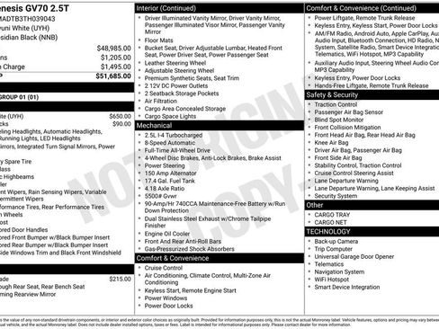 Used 2026 Genesis GV70 2.5T image 5