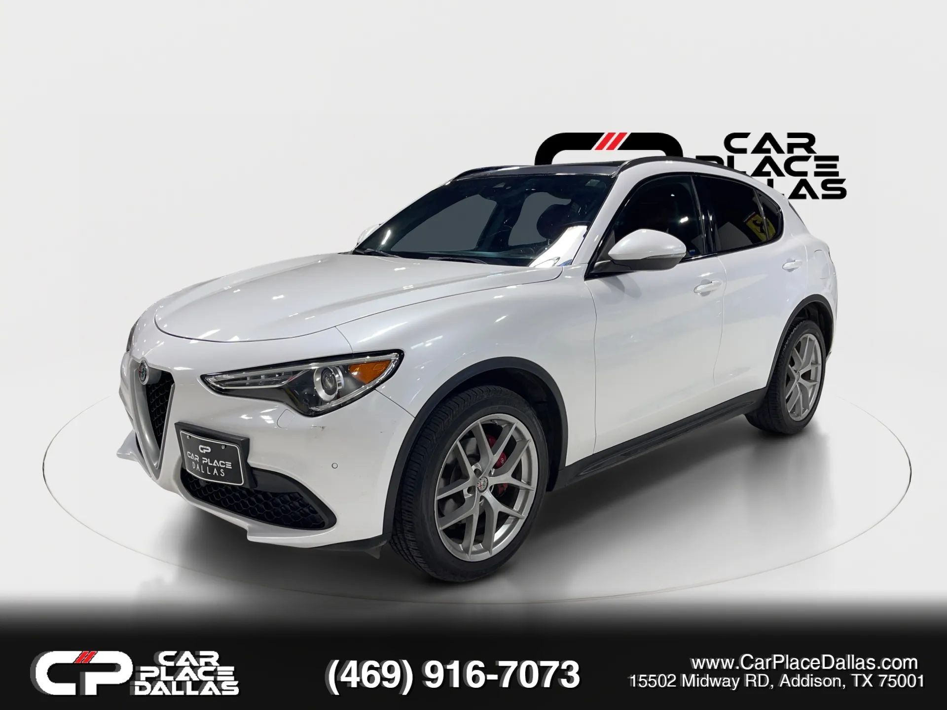 Used 2019 Alfa Romeo Stelvio Ti Sport w/ Quick Order Package 22S Sport AWD/4WD image 3