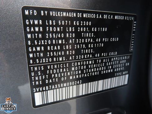 Certified 2024 Volkswagen Tiguan SEL R-Line w/ MDO Package, Two-Row AWD/4WD image 31