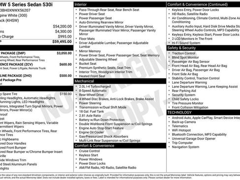 Used 2022 BMW 530i w/ M Sport Package RWD image 2