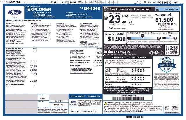 Certified 2023 Ford Explorer XLT w/ Equipment Group 202A AWD/4WD image 9