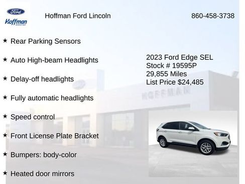 Certified 2023 Ford Edge SEL AWD/4WD image 26