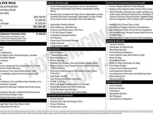 Used 2023 Kia EV6 Wind w/ Wind Technology Package image 26