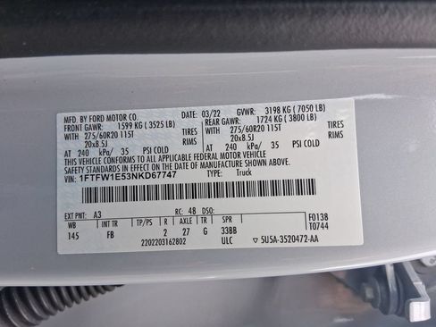Used 2022 Ford F150 XLT w/ Equipment Group 302A High AWD/4WD image 31