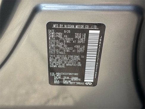 New 2026 INFINITI QX80 Autograph w/ Premium Cargo Package image 22