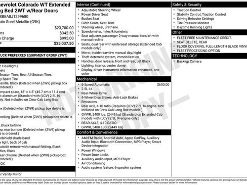 Used 2018 Chevrolet Colorado W/T image 19