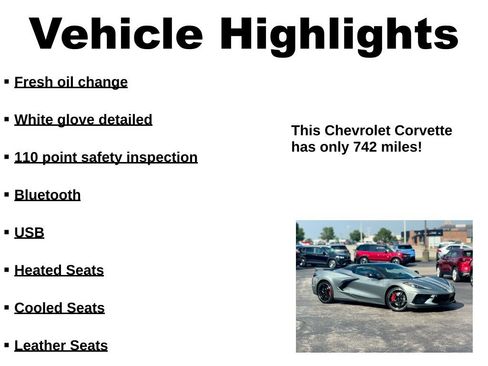 Used 2024 Chevrolet Corvette Stingray Preferred Conv w/ Z51 Performance Package RWD image 43