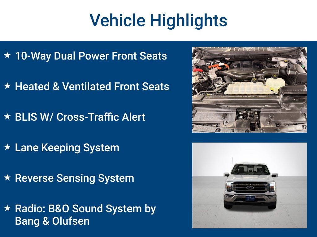 Used 2022 Ford F150 Lariat w/ Equipment Group 501A Mid AWD/4WD image 3