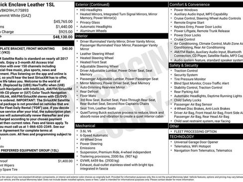 Used 2017 Buick Enclave Leather image 1