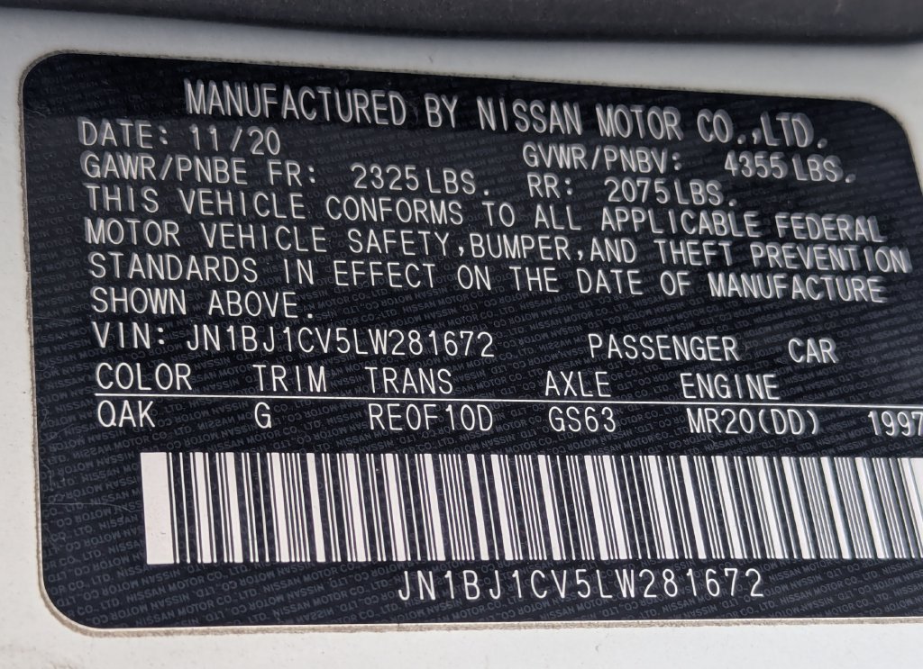 Used 2020 Nissan Rogue Sport S FWD image 34