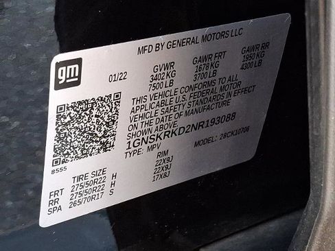 Used 2022 Chevrolet Tahoe RST w/ Luxury Package image 32