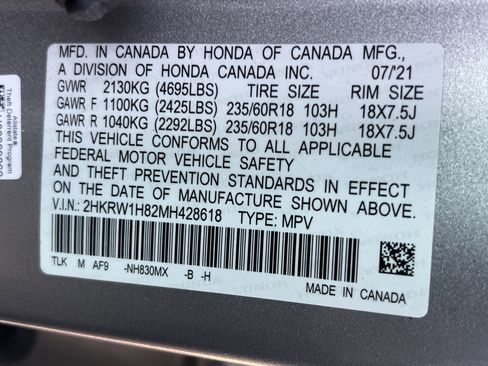 Used 2021 Honda CR-V EX-L image 32