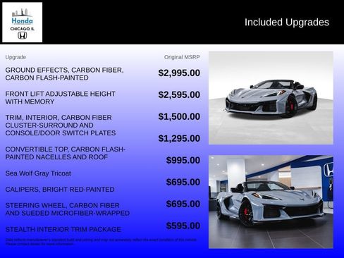 Used 2024 Chevrolet Corvette E-Ray w/ Stealth Interior Trim Package AWD/4WD image 10