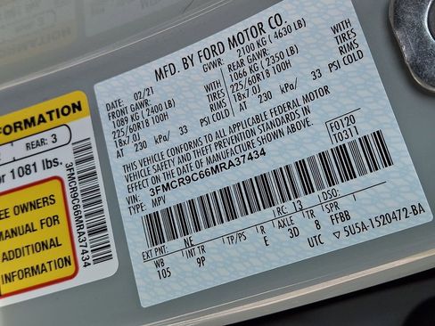 Used 2021 Ford Bronco Sport Outer Banks image 28