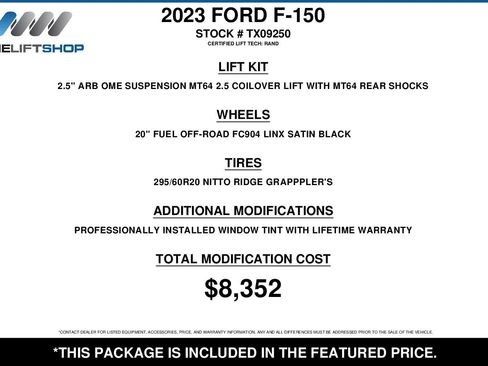 Used 2023 Ford F150 XL w/ STX Appearance Package AWD/4WD image 2