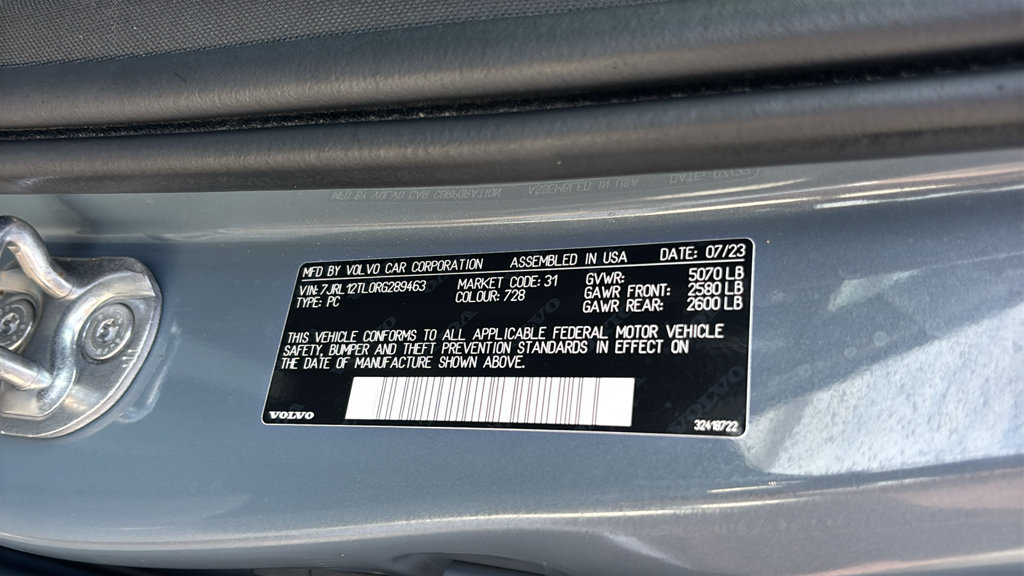 Certified 2024 Volvo S60 B5 Plus w/ Climate Package AWD/4WD image 33