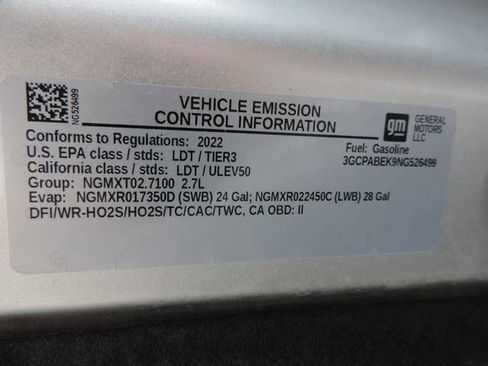 Used 2022 Chevrolet Silverado 1500 Custom image 33