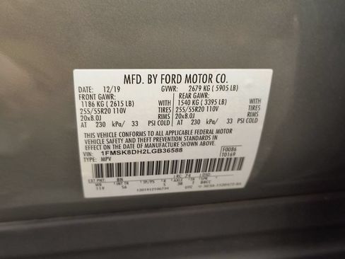 Used 2020 Ford Explorer XLT w/ Equipment Group 202A AWD/4WD image 23