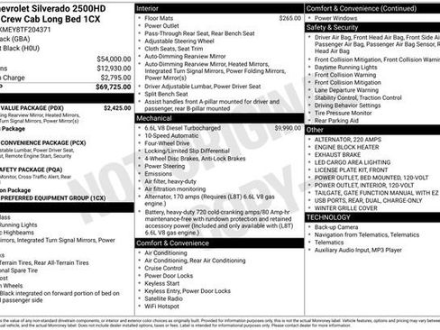 New 2026 Chevrolet Silverado 2500 Custom w/ Custom Value Package AWD/4WD image 21