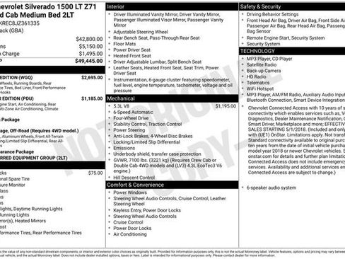 Certified 2018 Chevrolet Silverado 1500 LT w/ Redline Edition AWD/4WD image 12