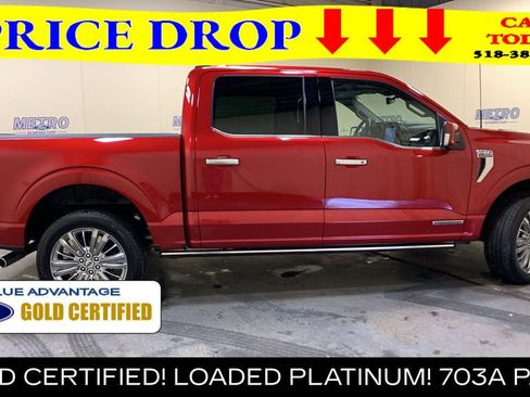 Certified 2024 Ford F150 Platinum w/ Equipment Group 703A Plus AWD/4WD image 2