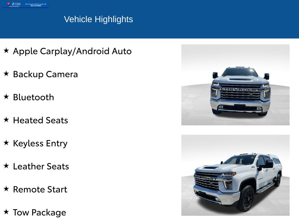 Used 2022 Chevrolet Silverado 2500 LTZ w/ Snow Plow Prep/Camper Package AWD/4WD image 2