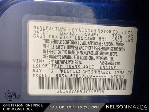 Used 2018 Nissan Sentra SR w/ Protection Package image 57