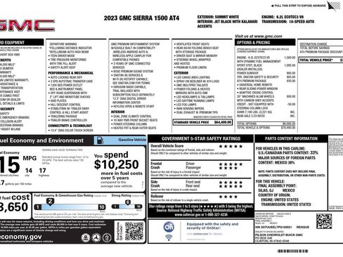 Used 2023 GMC Sierra 1500 AT4 w/ AT4 Premium Package image 74