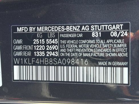 Certified 2025 Mercedes-Benz E 350 4MATIC Sedan w/ MBUS Superscreen Package image 43